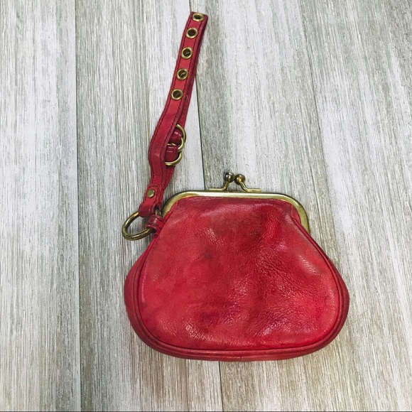 Marc Jacobs Red Leather Change Purse - Picture 3 of 6